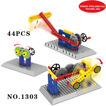 Budowlane zestawy dla dzieci inżynieria zabawka 3 w 1 struktury plastikowe klocki cegły dzieci DIY model kolekcji