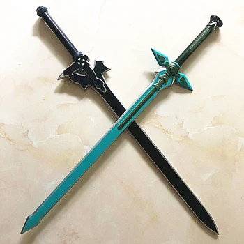 1:1 Sword Art Online SAO 80cm Sword Asuna Weapon Action Figure Kirigaya Kazuto Elucidator/Dark Repulser Cosplay Sword PU Foam