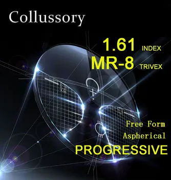 1.61 indeks Trivex MR-8 Asferyczna optyka rysunek odręczny progresywne przepisane im soczewki do czytania kolorowe folie HMC EMI najwyższej jakości