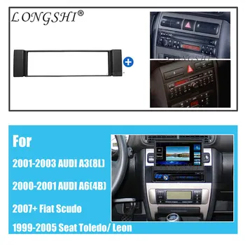 1 DIN Car Radio Fascia Frame Panel dla 2001-2003 AUDI A3 8L 2000 2001 AUDI A6 4B 2007 Fiat Scudo 1999-2005 Seat Toledo Leon 1din