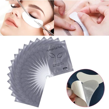 100 par/lot tkany na płasko ASB tworzywa sztucznego Eye Patch Hydra Gel Pad patche do przedłużania rzęs Supply Tape Beauty Tools