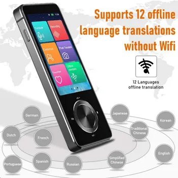 107 Języków Dwustronny Językowy Tłumacz W Czasie Rzeczywistym WiFi Offline Photo Recording Translator Tłumacz Języka Traductor