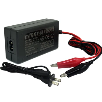 12V 2A Smart Charger For AGM VRLA Gel Lead Acid Battery Motorcycle Car Charging Adapter DC13.8V 2A With Led Indicator