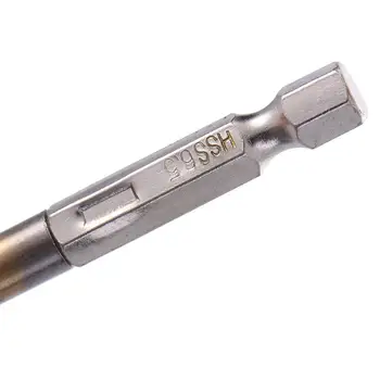 13pcs HSS (High Speed Steel Twist Drill Bit Titanium Coated Drill Set For Woodworking Metal Plastic Impact Drill Tools 1.5-6.5 mm