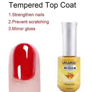 15 ml VINIMAY hartowane lakierowanie paznokci podkład Enhance Flexible Soak Off żel UV lakier do paznokci wysokiej jakości lakier do paznokci