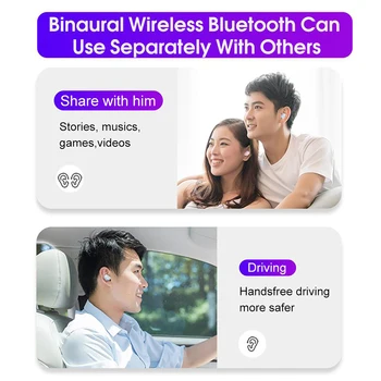 1500MAH słuchawki Bluetooth 5.0 bezprzewodowe słuchawki głośnomówiący sportowe słuchawki do gier zestaw słuchawkowy Telefon PK HBQ
