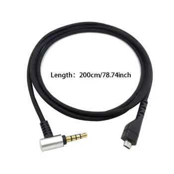 2 m kabel audio słuchawki przewód do SteelSeries Arctis 3/5/7/9X/Pro Wireless/Pro Q6PA
