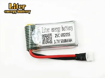 2 szt./lot Limskey Original Battery H31 Spare Parts 3.7 V 500mah 602035 XH plug 25C Battery H31-011 Lipo battery