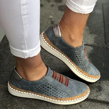 2019 hollow, buty Damskie ręcznie robione paski przewiewna guma retro casual mieszkanie nadaje się do szerokich stóp kobiety buty do biegania