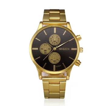 2019 Moda Reloj Hombre Zegarka Mężczyzna Luksusowej Marki Vintage, Złoty Zegarek Data Męskie Klasyczne Reloj Hombre Saatler Prezent
