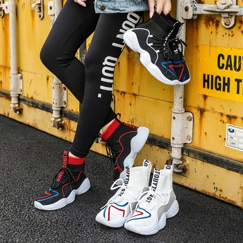 2019 nowy toe buty Moda oddychająca siatka elektryczny skarpety do biegania dla kobiet ayakkabi erkek tmallfs Kobiet tenisa buty