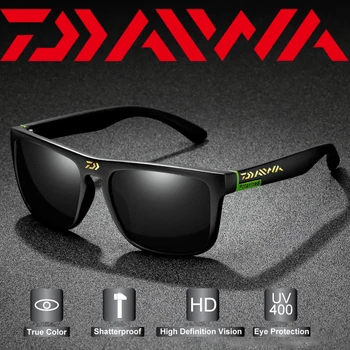 2020 Daiwa Fashion męskie anty-UV wędkarskie okulary odkryty spolaryzowane jazda na Rowerze okulary retro sportowe okulary polaryzacyjne okulary przeciwsłoneczne UV400
