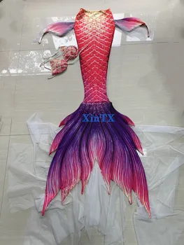 2020 HOTAdult Kids Customize Swimable Mermaid Tails with Flipper Beach Costumes Mermaid Swimsuits Mermaid Cosplay