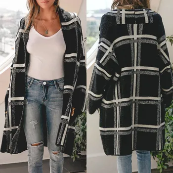 2020 modny jesienny sweter damska luksusowe designerskie kurtka z długim rękawem w paski sweter z dzianiny kurtka płaszcz #T2G