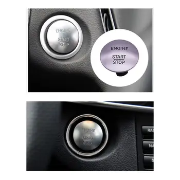 2020 Nowy samochód Keyless Start Stop One Button Start Button Switch przycisk zapłonu pokrywa ochronna dla Mercedes