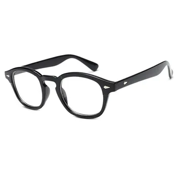 2020 retro Johnny Depp styl okulary mężczyźni classic Vintage okulary na receptę kobiety okulary przezroczyste soczewki