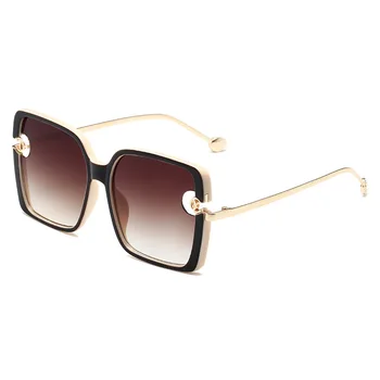 2020 wysokiej jakości marka projekt damskie okulary luksusowe okulary kwadratowe vintage okulary Lady moda jazdy UV400 okulary