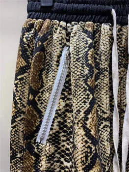20ss Snake wzór Shorts Men Women -Quality Streetwear Beach Sportswear Streetwear Szorty