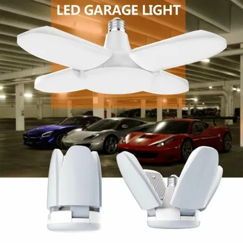 2szt E27 LED garaż sklep domowe boisko do piłki nożnej regulowany składany światło odkształcalne piwnica lampa sufitowa do warsztatu
