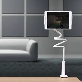 360 obrotowy elastyczny dźwignia 4-10,6 cali Uchwyt na telefon gry planszowe łóżko leniwy tablet klip uchwyt stojak mobilny wsparcie dla IPhone