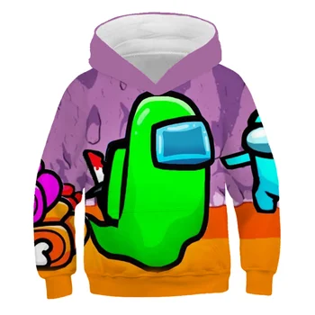 3D print wśród nas bluza gra bluza anime Sudadera Hombre dla dzieci sweter hip hop oszust негабаритная odzież uliczna