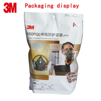 3M 6502QL+6001 maski maska przeciwgazowa oryginalny bezpieczeństwo 3M maseczka do twarzy przeciw malowania pestycyd graffiti organiczny gaz gasmaske
