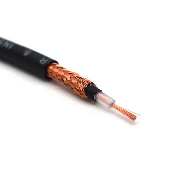 4 mm Średnica PVC kabel gitarowy kabel двухжильный cichy instrumentalny przewód czarny