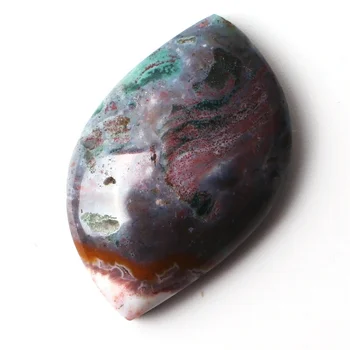 5 szt. /10 szt. Naturalny ocean jaspis Freeform w Kształcie wisiorek polerowane biżuteria robi kamienie reiki prezent wysyłka losowa