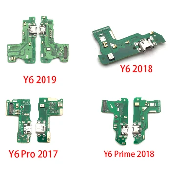 5 szt./lot USB Charge Port Jack Huawei Y6 Y5 Y7 Pro Y9 Prime 2017 2018 2019 P Smart Dock Connector ładująca opłata elastyczny kabel