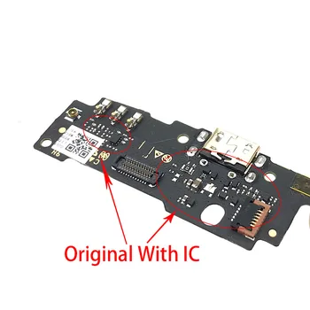 5 szt./lot USB port ładowania prasowania stacja PCB Flex kabel do Motorola Moto E5 Play Go ładowarka gniazdo karty naprawy części