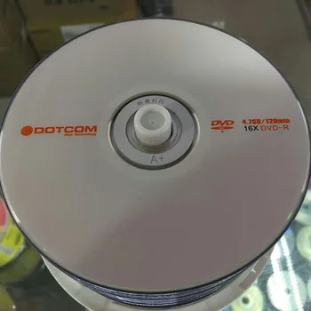 50/lot napędy DVD puste DVD-R, CD-płyty 4.7 GB 16X Płyt blu-ray Media Compact Write Once Data Storage puste DVD Lotes