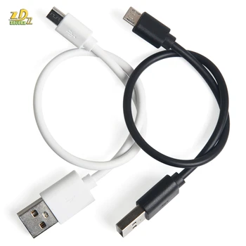 500 szt./lot Hurtowa sprzedaż czarny biały okrągły typ C Micro USB 5pin 8pin kabel do transmisji danych dla HTC, Xiaomi Huawei Iphone 0.25 m/0.5 m/1m/2m/3m