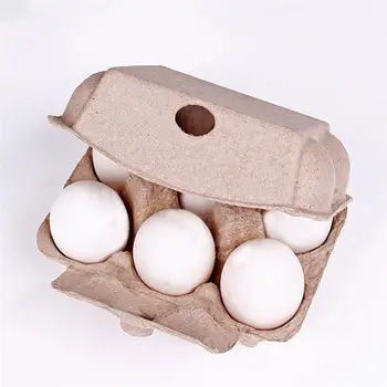 5szt sprzęt kurczaka gospodarstwa składany podajnik do przechowywania jaj skrzynia przenośny Kartonowy podajnik 6 siatka jajko stojak kuchenny organizator szafie