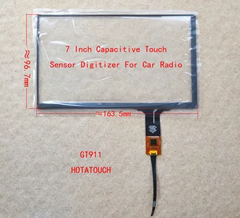 7-calowy, radio samochodowe Carpc pojemnościowy ekran dotykowy multi-Sensor Hand Writer163.5*96.7 mm 6pin GT911 HOTATOUCH C2281