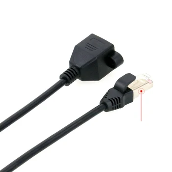 8pin RJ45 Ethernet Extender kable czysta miedź mężczyzna do kobiety sieciowy Lan przedłużacz kabel 0.3 m 1 m, 3 m, 5 m przewód do PC laptopa