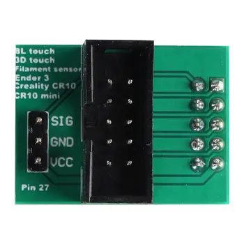 Akcesoria do drukarek 3d Creality Cr-10 / Ender 3 Pin 27 Board For Touch 3d Touch Adapter Plate trwałe zielony