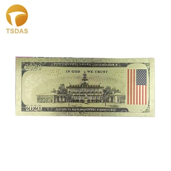 Ameryka banknoty 2020 Joe Biden fałszywe pieniądze złota folia banknoty Невалютные złote banknoty USA przedmiotu prezenty