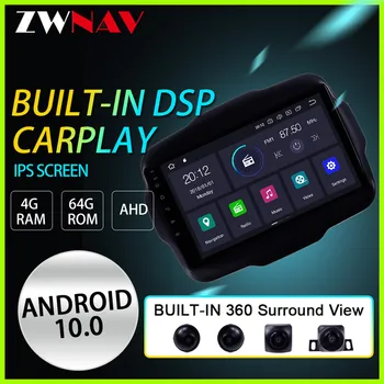 Android 10 8 Core Car Radio GPS Navi Player dla Jeep Renegade 2016 4GB RAM 64GB ROM 360 panorama DSP carplay