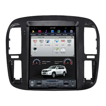 Android Tesla Car GPS radio TOYOTA LAND CRUISER LC100 1998-2002 nawigacja, multimedia, stereo auto głowicy nie ma odtwarzacz DVD top