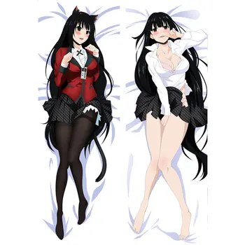 Anime Kakegurui Twin poszewka Jabami Yumeko Dakimakura case Sexy girl 3D dwustronne pościel obejmujący ciało poszewka prezenty