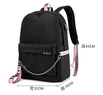 Anime School Bagpack Naruto Plecaki Klanu Itachi Zamieniać japońska szkolna torba dla dziewczyn dla dzieci plecak dla chłopców USB Laptop Bag Pack