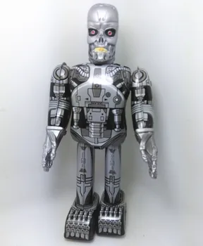 Antyczny styl blaszane zabawki roboty mechaniczna zabawki dla dzieci home decor metal craft MS288 robot