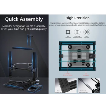 ANYCUBIC 3D Printer Mega Zero Impresora 3D DIY Kit Full Metal Large Printing Size Touch Screen LCD Filament SD Card 3d Drucker