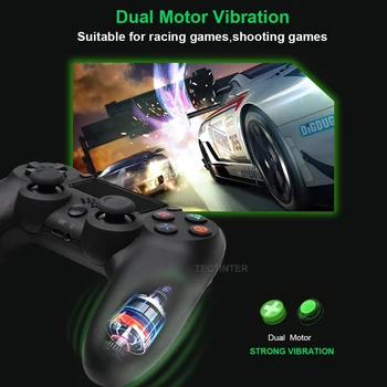 Bezprzewodowy joystick do Play Station, Dualshock 4 kontroler kontroler konsoli do gier, z Bluetooth kompatybilny z PS3 andPS4