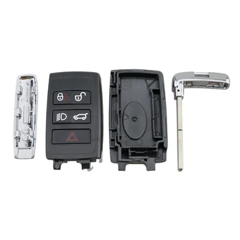 BHKEY zmodernizowany inteligentny kluczyk Shell dla Land Rover Range Rover LR2 LR4 fit Jaguar F-Pace F-Type XE XF XJ Car Remote Key Fob Case