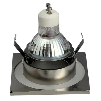 Biały reflektor led IP65 wodoodporny prysznic oprawa downlight okrągły łącznik ganek łazienka użyć GU10 MR16 baza wbudowana lampa sufitowa