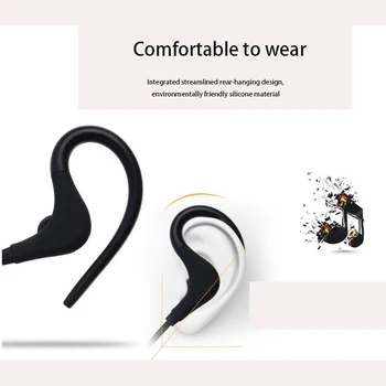 Bluetooth Bezprzewodowe Słuchawki Stereo Bass Słuchawki Biegowe Słuchawki Z Mikrofonem Zaczepu Na Ucho Zestaw Słuchawkowy Dla Różnych Telefonów Komórkowych