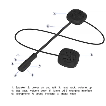 Bluetooth Противоинтерференционная zestaw słuchawkowy do kasku motocyklowego konna Hands Free słuchawki kask zestaw słuchawkowy
