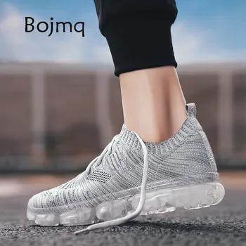 Bojmq Tenis Masculino 2020 New Men Tennis Sneakers Brand Sport Shoes Outdoor Oddychającym Mesh Light Jogging Fitness Training Shoe