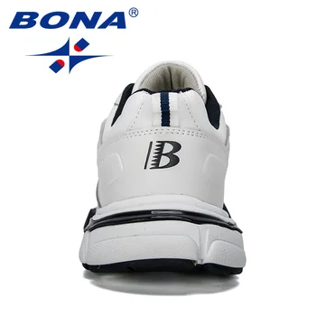 BONA 2019 nowe projektanci krowa Split męskie buty outdoor buty do biegania osób obuwie sportowe Buty do chodzenia męski Trainning buty
